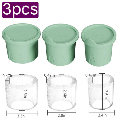 Ice Cube Tray Mold for Tumbler Stanley Cup Silicone Cylinder Ice Cube Maker Mold with Lid For 20oz 30oz 40oz kitchen tool access