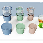 Ice Cube Tray Mold for Tumbler Stanley Cup Silicone Cylinder Ice Cube Maker Mold with Lid For 20oz 30oz 40oz kitchen tool access