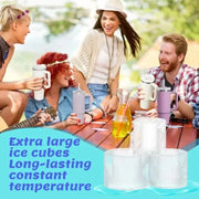 1pc Silicon Ice Cube Mold Stanley Kitchen Bar Tools Beverage Chiller  Cocktail  Mold  Summer  Ice Mold Ice  Cream Mold  Durable