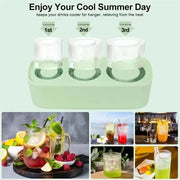 1pc Silicon Ice Cube Mold Stanley Kitchen Bar Tools Beverage Chiller  Cocktail  Mold  Summer  Ice Mold Ice  Cream Mold  Durable