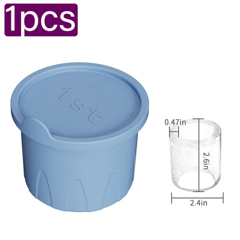 Ice Cube Tray Mold for Tumbler Stanley Cup Silicone Cylinder Ice Cube Maker Mold with Lid For 20oz 30oz 40oz kitchen tool access