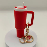 New Mini Stanley Stanley Red Black Purple Keychain Exclusive Charm Excellent Accessories Lipstick Cup Pendant