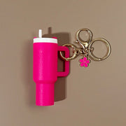 Mini Simulated Stanley Tumbler Keychain Women Girls Chapstick Holder Keyring Diy Accessories For Stanley Cup Handbag Purse Decor