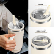 40 oz Tumbler Lid for , 2 Pack Tumbler Filp Straw Lid Replacement, Spill Proof Splash Resistant Tumbler Cover