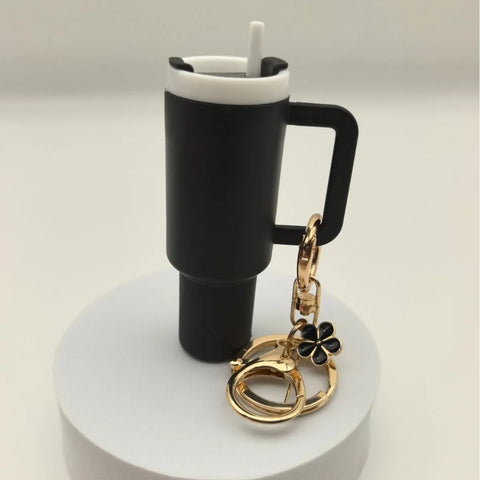 New Mini Stanley Stanley Red Black Purple Keychain Exclusive Charm Excellent Accessories Lipstick Cup Pendant